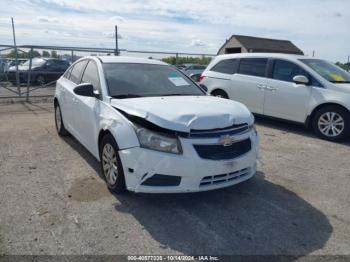  Salvage Chevrolet Cruze