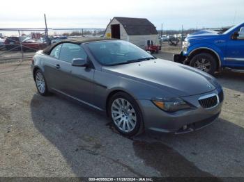  Salvage BMW 6 Series