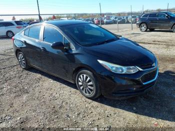  Salvage Chevrolet Cruze