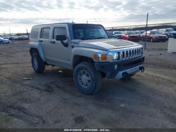  Salvage HUMMER H3 Suv