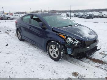  Salvage Hyundai ELANTRA