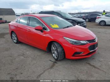  Salvage Chevrolet Cruze