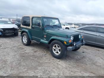  Salvage Jeep Wrangler