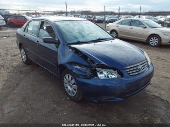  Salvage Toyota Corolla