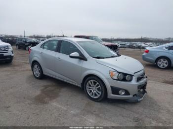 Salvage Chevrolet Sonic