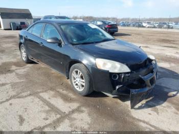  Salvage Pontiac G6