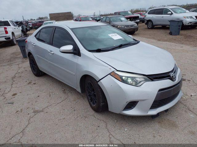  Salvage Toyota Corolla