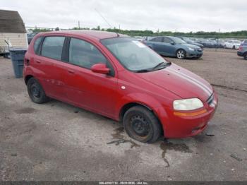  Salvage Chevrolet Aveo