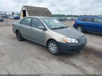  Salvage Toyota Corolla