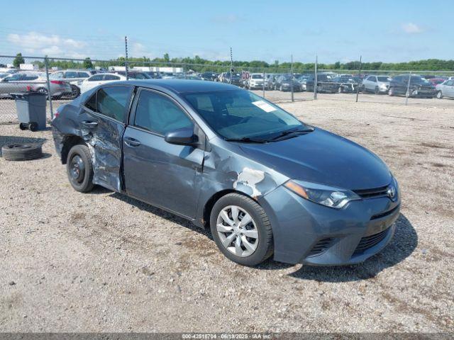  Salvage Toyota Corolla