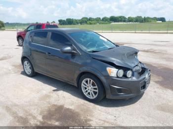  Salvage Chevrolet Sonic