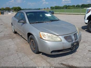  Salvage Pontiac G6