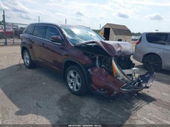  Salvage Toyota Highlander