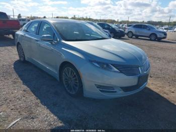  Salvage Lincoln MKZ Hybrid