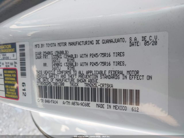 Toyota Tacoma Sr Image 11