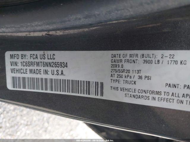 Ram 1500 Big Horn  4x4 6'4 Box Image 5