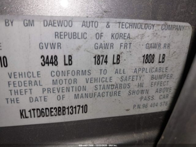 Chevrolet Aveo 1lt Image 2