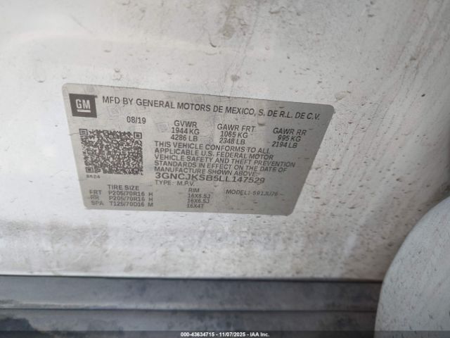 Chevrolet Trax Fwd Ls Image 11