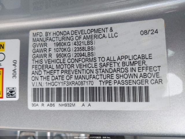 Honda Accord Ex Image 9