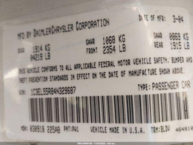 Chrysler Sebring Lxi Image 8