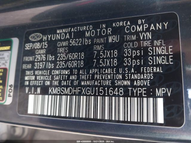 Hyundai SANTA FE Se Image 5